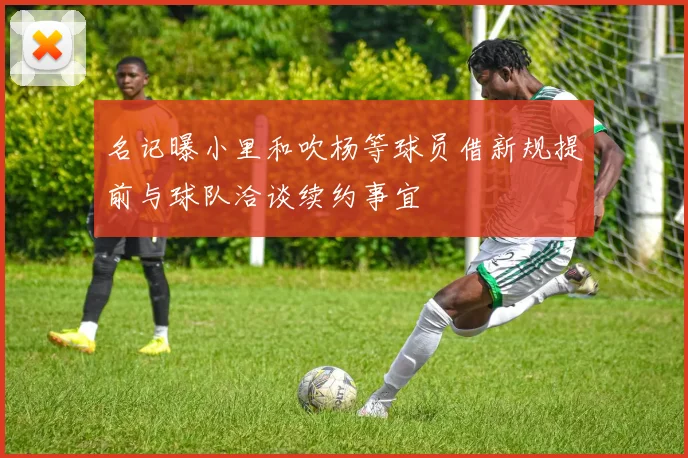 名记曝小里和吹杨等球员借新规提前与球队洽谈续约事宜